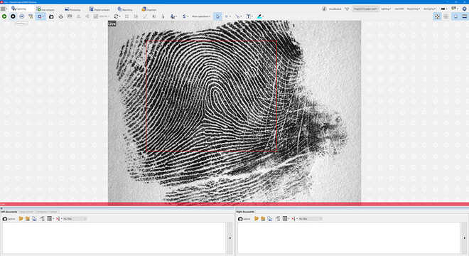 LUCIA Forensic Bildaufnahmefenster image