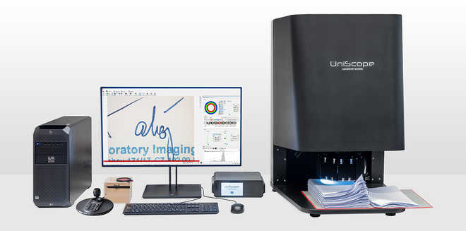 3D skenovací systém s multispektrálním osvětlením. image